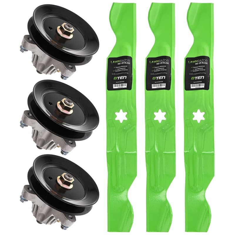 Deck Spindle & Mower Blade Kit for Cub Cadet SLTX1050 LTX1050VT LTX1050KH
