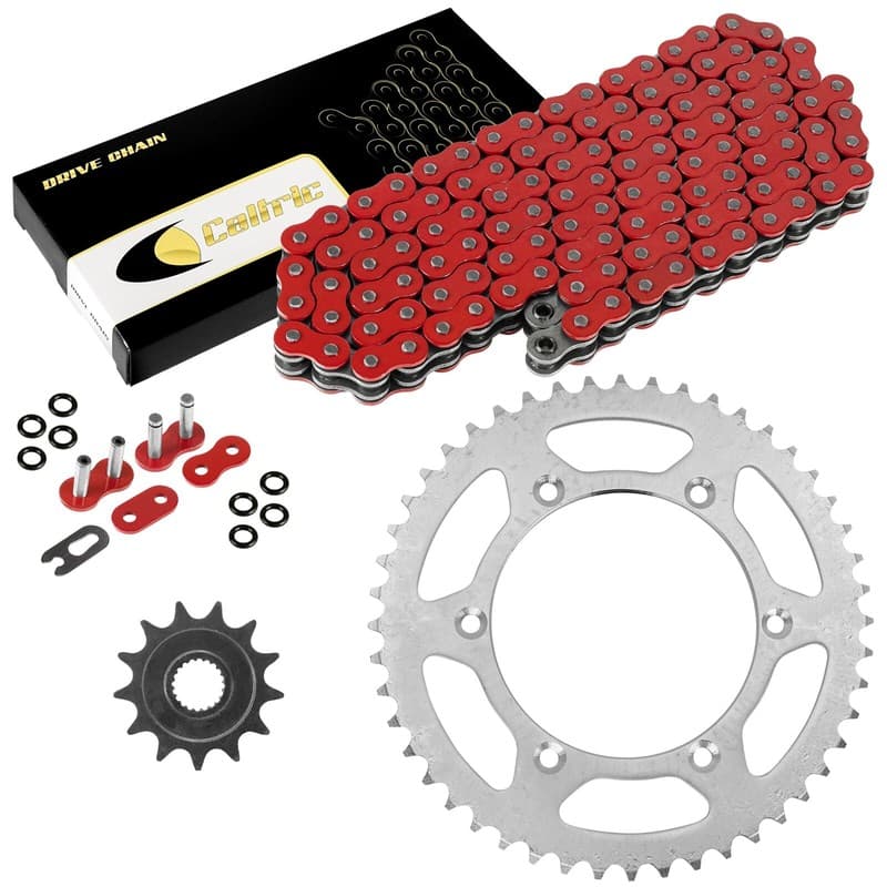 Red O-Ring Drive Chain & Sprockets Kit for Yamaha YZ125 2005-2017