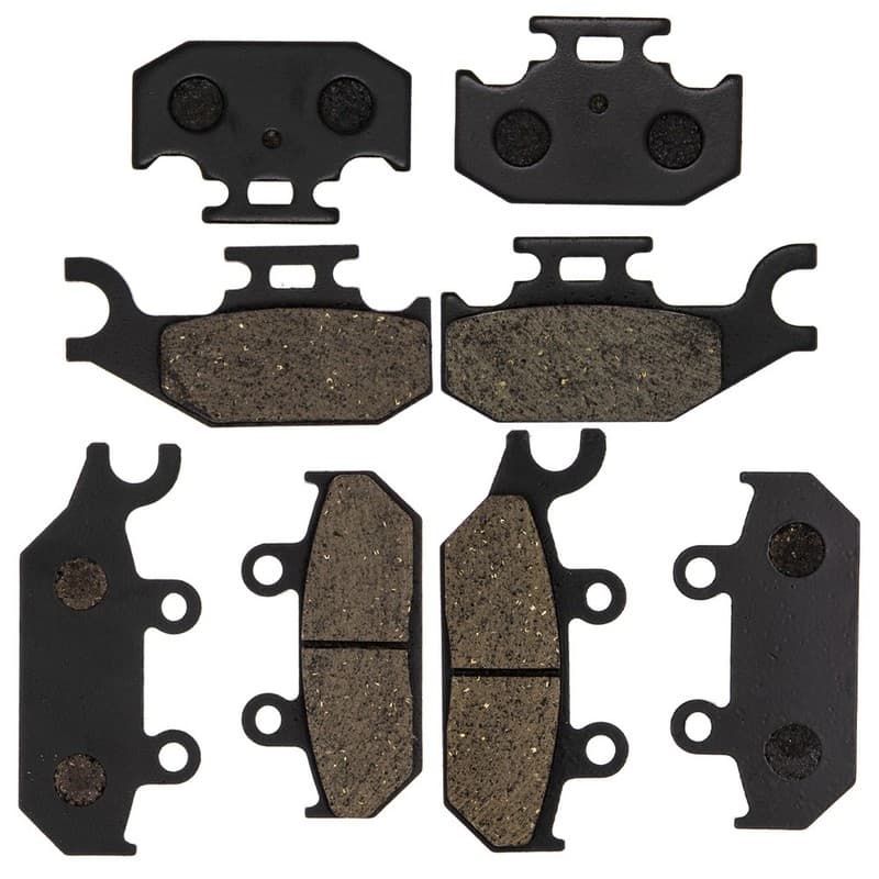 NICHE Brake Pad Kit for Can-Am Commander Max 1000 705600350 Front Rear Organic