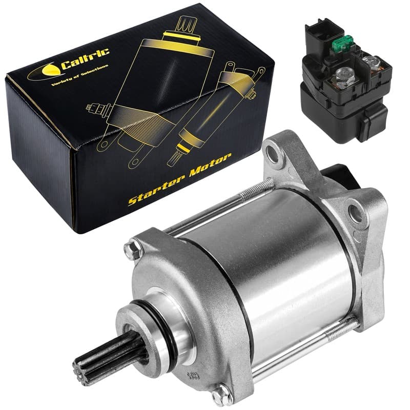 Starter w/ Relay Solenoid fits Honda TRX250TM Recon 250 2x4 08-21 Starting Motor