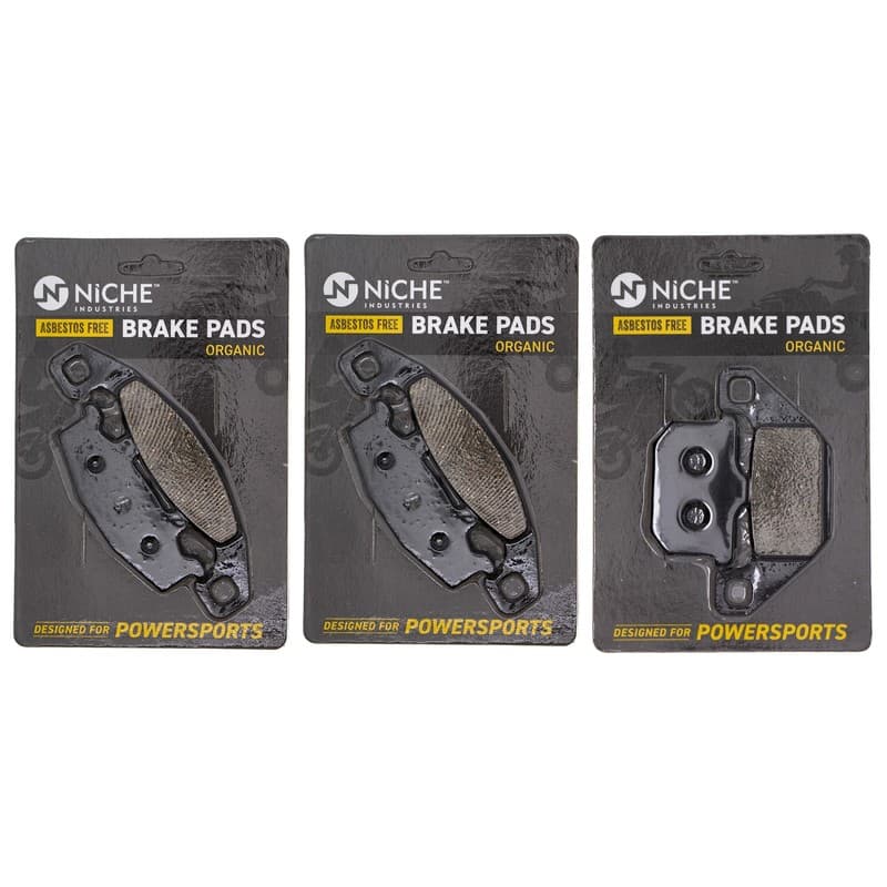NICHE Brake Pad Set for Kawasaki Concours 1000 43082-1062 Front Rear Organic