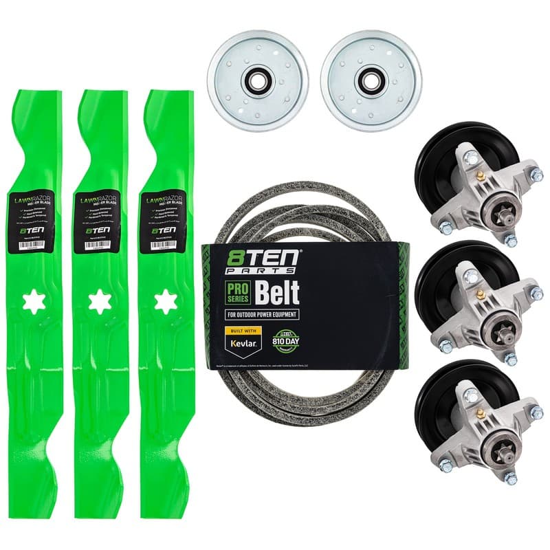 Deck Kit Blade Spindle Belt Idler for Troy Bilt Super Bronco TB2450 50 Inch