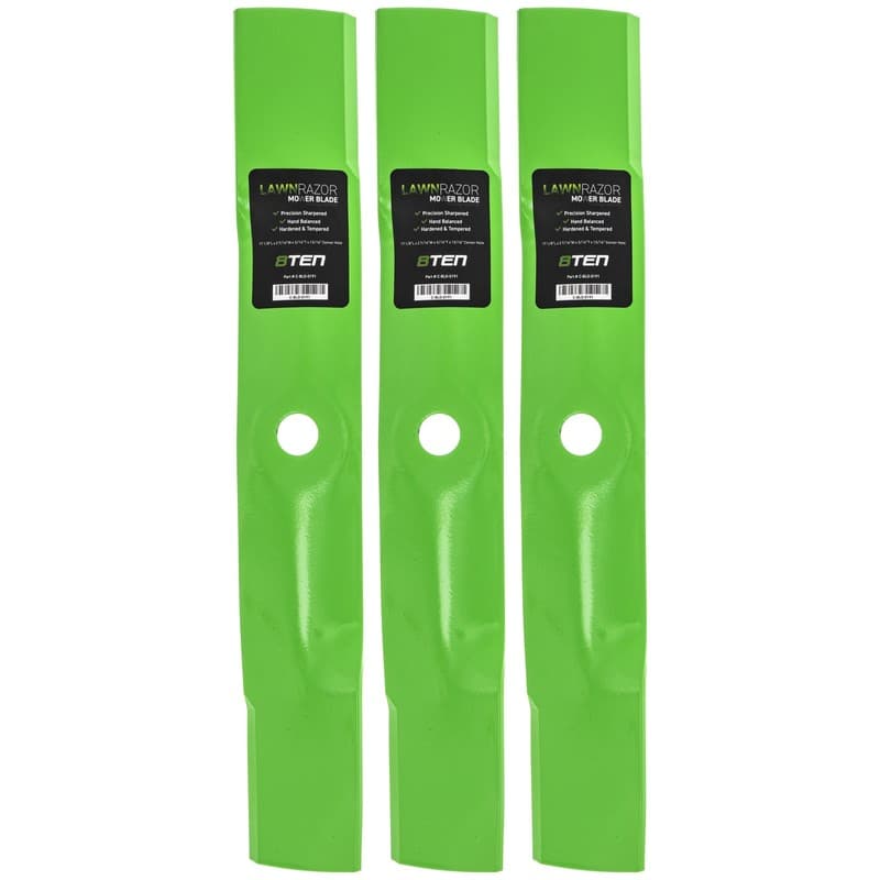 LawnRAZOR Blade Set for John Deere M145476 M127500 X300 48 Inch High Lift