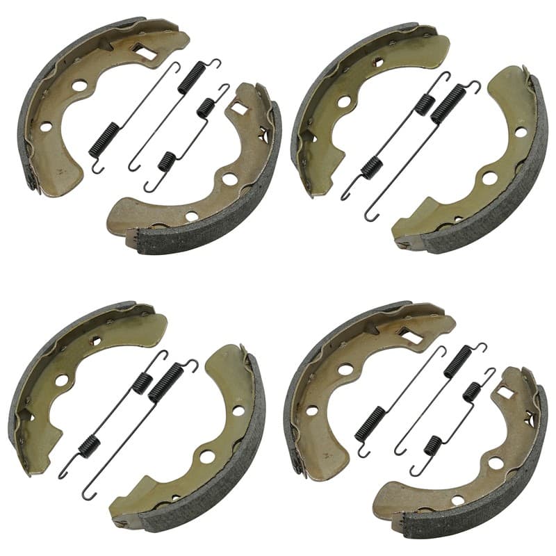 2 Front Rear Brake Shoe For Kawasaki 41048-1078 41048-1079 41048-1077 41048-1074