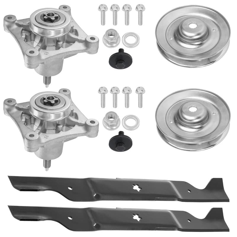 Spindle Blade & Pulley for Husqvarna Z246 LSZ4622 4220 RZ4620 EZ4624 42" 46" 48"