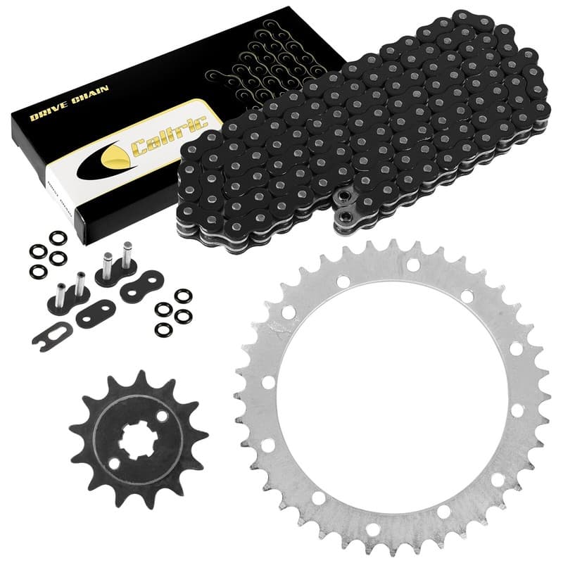 Black O-Ring Drive Chain & Sprockets Kit for Yamaha Blaster 200 YFS200 1988-06
