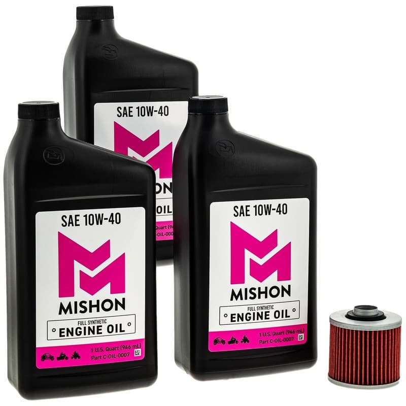 MISHON Engine Oil Change Kit for Yamaha V Star 650 XVS650 SR400 Motorcycle