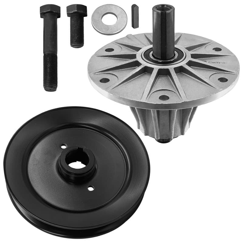 52" Deck Spindle & Pulley for Bobcat 642248F 742214 742211A 742221A JZT2190