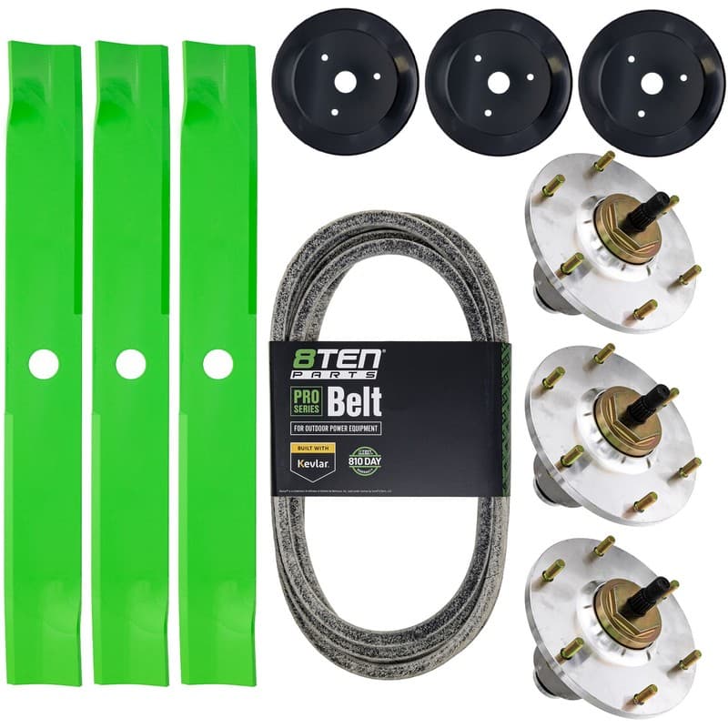 8TEN Blade Spindle Belt Kit for Exmark Lazer Z X-Series 60-Inch 103-6383-S