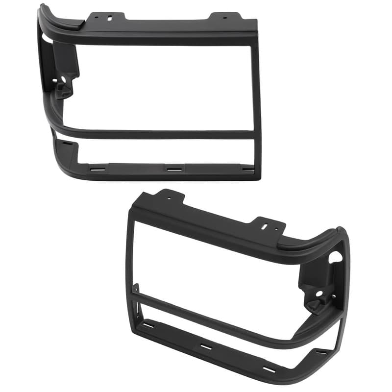 Headlight Door Bezel For Ford Ranger 89-94 Bronco II 89-90 Explorer 91-94 Black