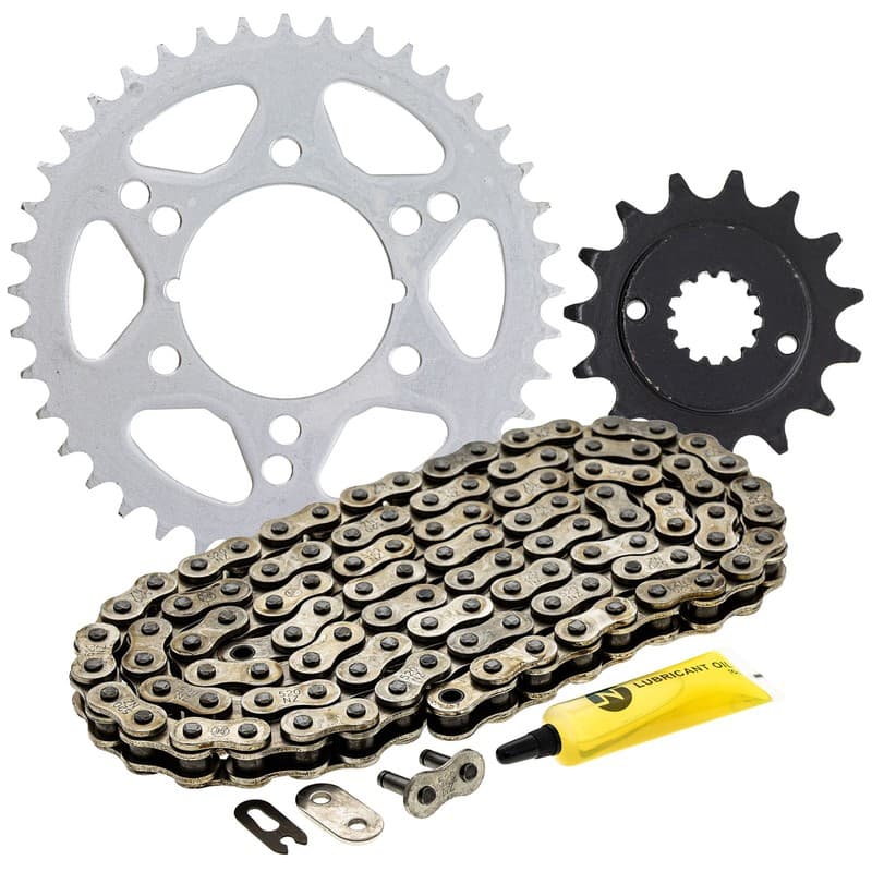 Sprocket Chain Set for Kawasaki Ninja ZX6R ZX6RR 15/40 Tooth 520 Rear Front Kit