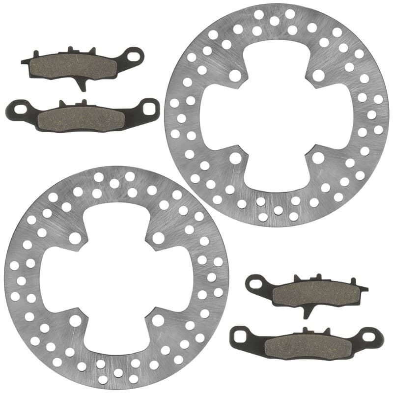 2 Front Brake Disc Rotor Pad for Kawasaki Prairie 650 KVF650A KVF650B 2002-2003