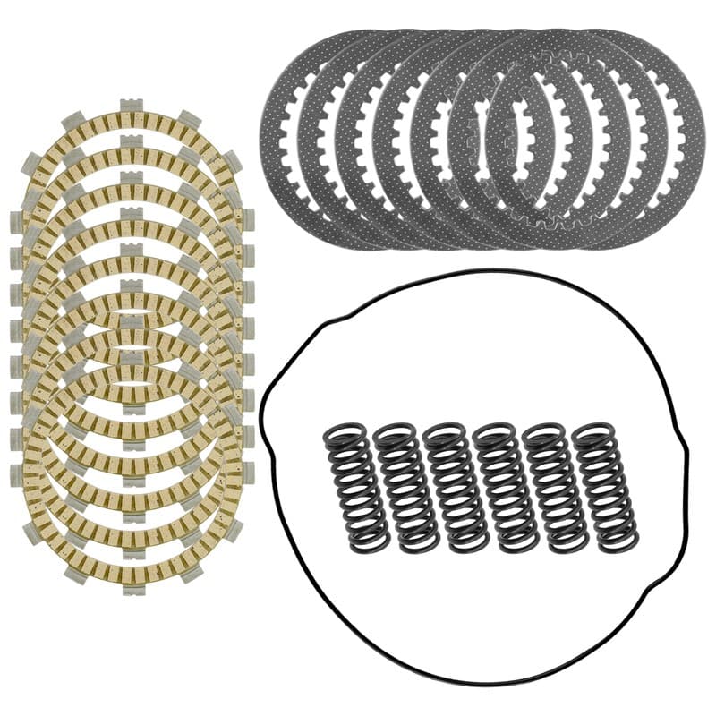 Clutch Friction Steel Plates Springs O-Ring Kit for Yamaha YZ450F FX 2018 - 2023