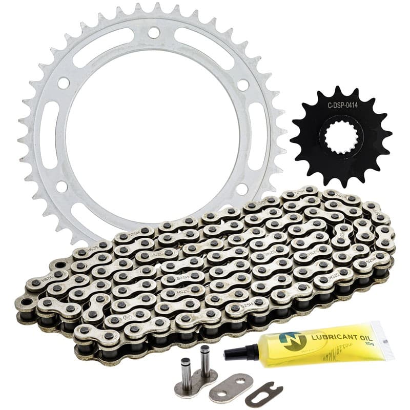 NICHE Sprocket Chain Set for BMW F800GS 16/42 Tooth 525 Front Rear Kit