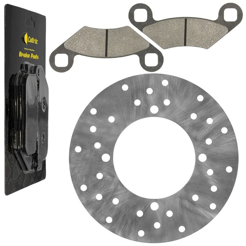 Rear Brake Disc Rotor w/ Pads for Polaris RZR S 800 2010 2011 2012 2013 2014