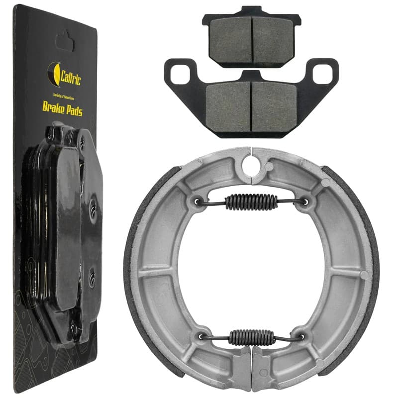 Front Brake Pads And Rear Brake Shoes for Kawasaki 454 Ltd EN450A 1985-1990