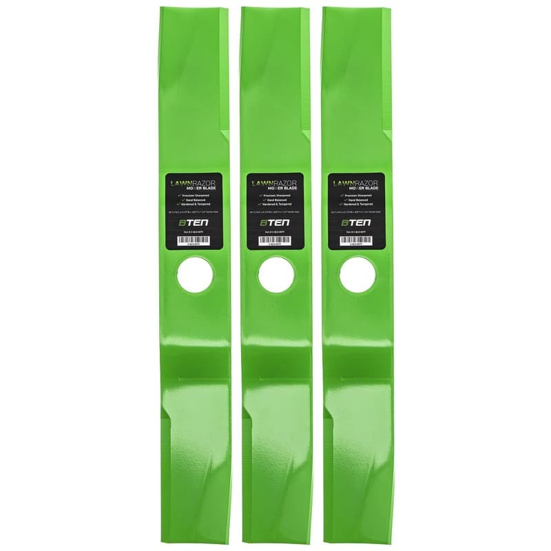 LawnRAZOR Mower Blade Set for Kubota 70000 00605 25004 76529-34330 54 Inch Deck