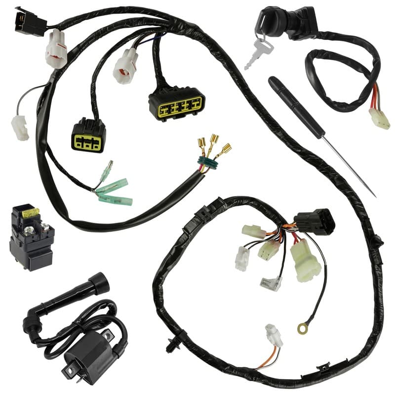 Wiring Harness Switch Key Coil Starter Relay for Suzuki QuadSport LT-Z400 2004