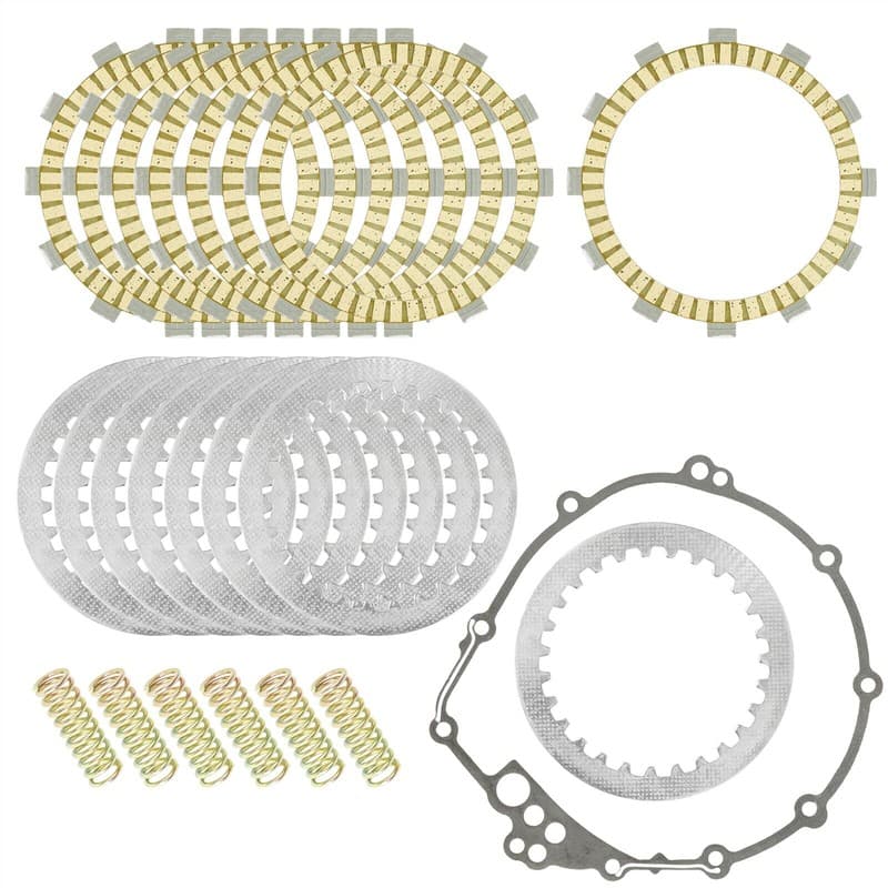 Clutch Friction Steel Plates Spring w/ Gasket fits Yamaha YZF-R6 YZFR6 2003-2005