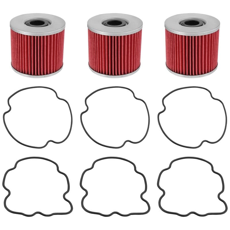 for Suzuki Gs850G Gs850Gl 1979 1980 1981 1982 1983 Oil Filter 3-Pack