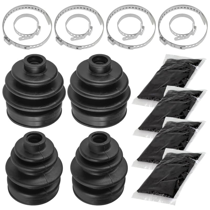 2 Front Axle Outer Inner CV Boot Kit for Honda TRX650FA Rincon 650 4X4 2003-2005