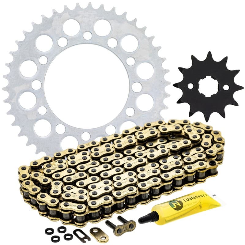 Sprocket Chain Set for Honda TRX200 TRX200D 12/42 Tooth 520 X-Ring Front Rear