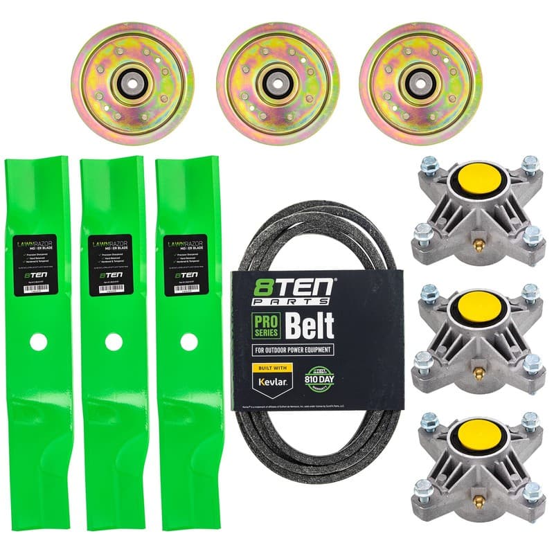 Deck Rebuild Kit Blade Spindle Belt Idler for MTD Cub Cadet Z force S48 KH LP