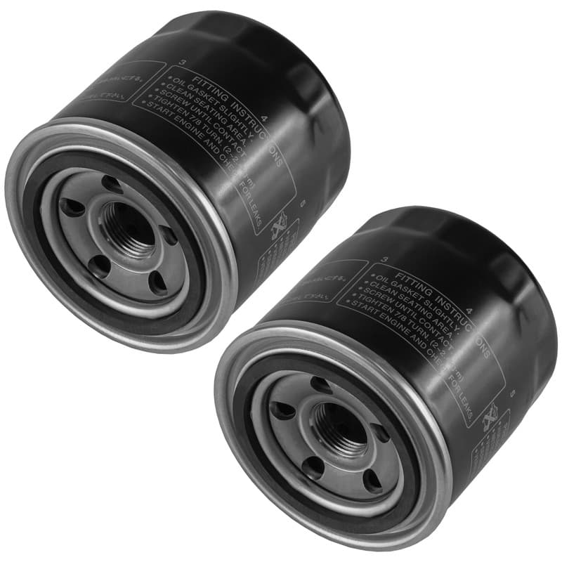 2 Pack Oil Filter for Kawasaki EX400 KLF400 KLF-400 Bayou Prairie 400 4X4 89-02