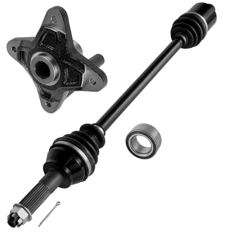 Rear Wheel Hub CV Joint Axle With Bearing For Polaris RZR XP 900 2011-2013
