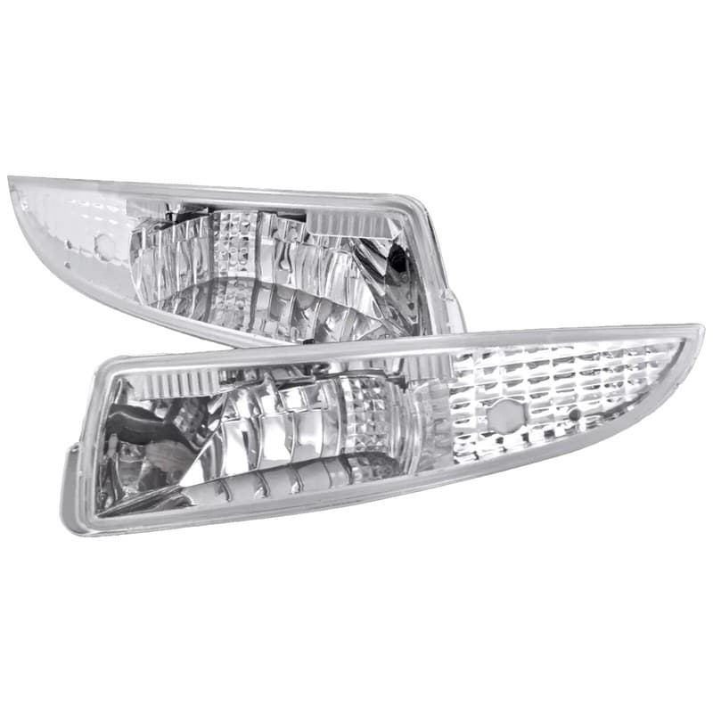 Pair Front Bumper Signal Lights Parking Driving Lamps Fits Chevy Camaro 93-02