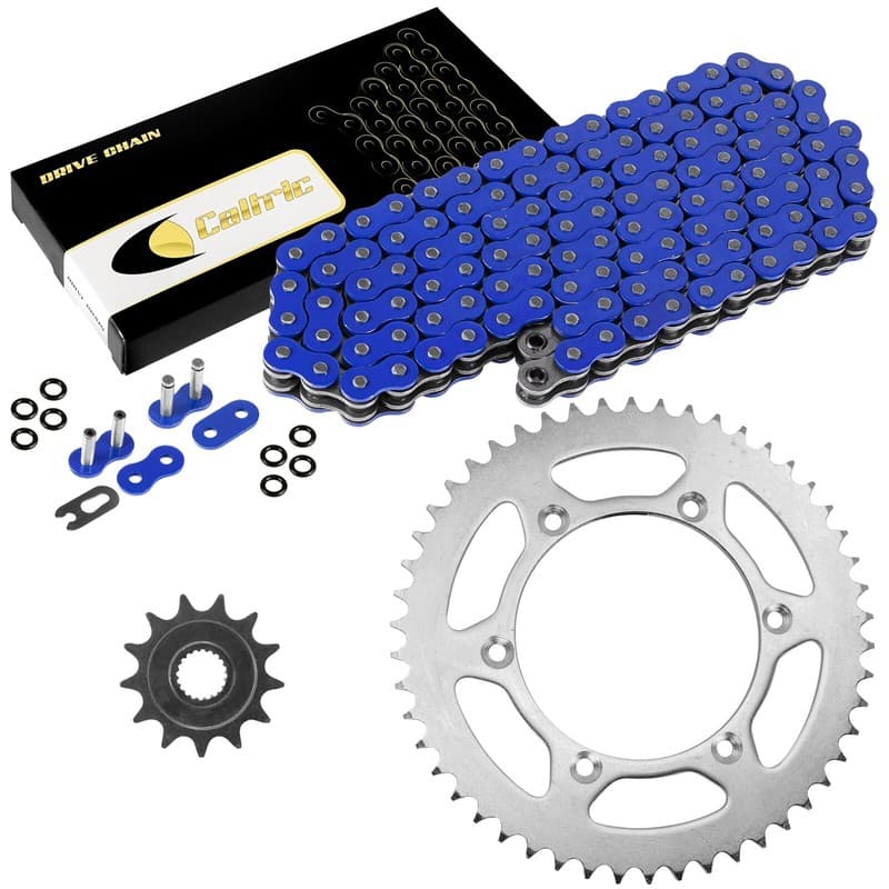 Blue O-Ring Drive Chain & Sprockets Kit for Yamaha WR250F 2007-2017