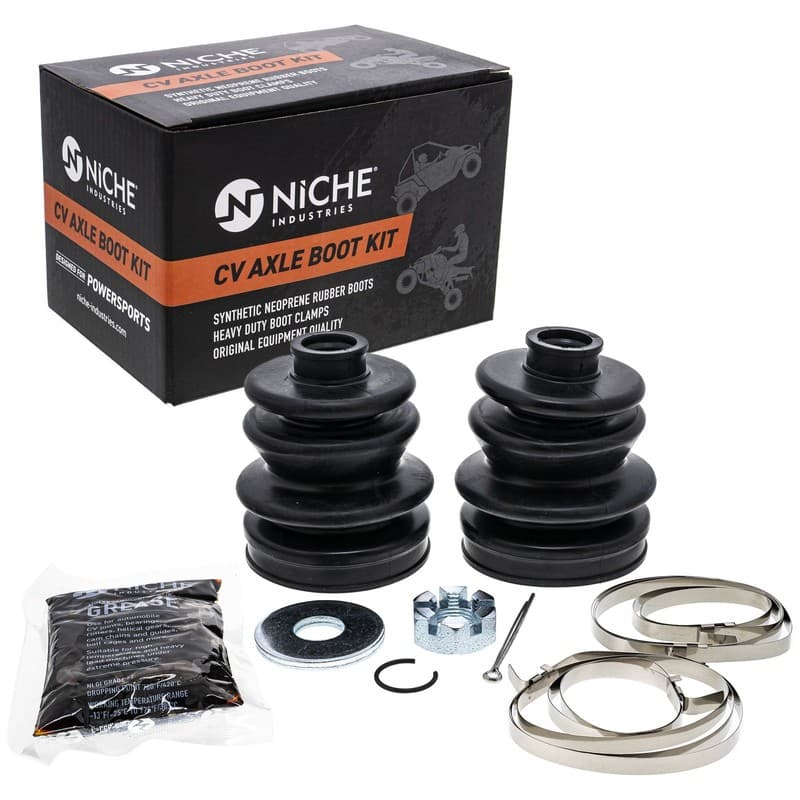 NICHE Front Rear CV Axle Boot Kit for Arctic Cat 400 500 300 250 1436-207 ATV