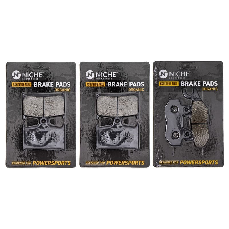 NICHE Brake Pad Set for Triumph Speed Triple Daytona Sprint Front Rear Organic