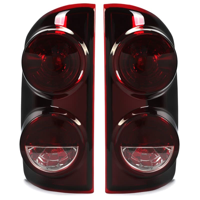 Red Smoke Tail Lights Brake Lamps For Dodge Ram 1500 07-09 2500 3500 07-08 LH+RH