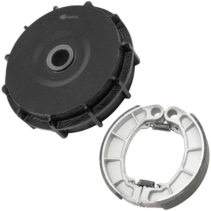 Caltric Rear Brake Drum w/Brake Shoes For Honda Rancher 420 TRX420 4x4 2014-2027