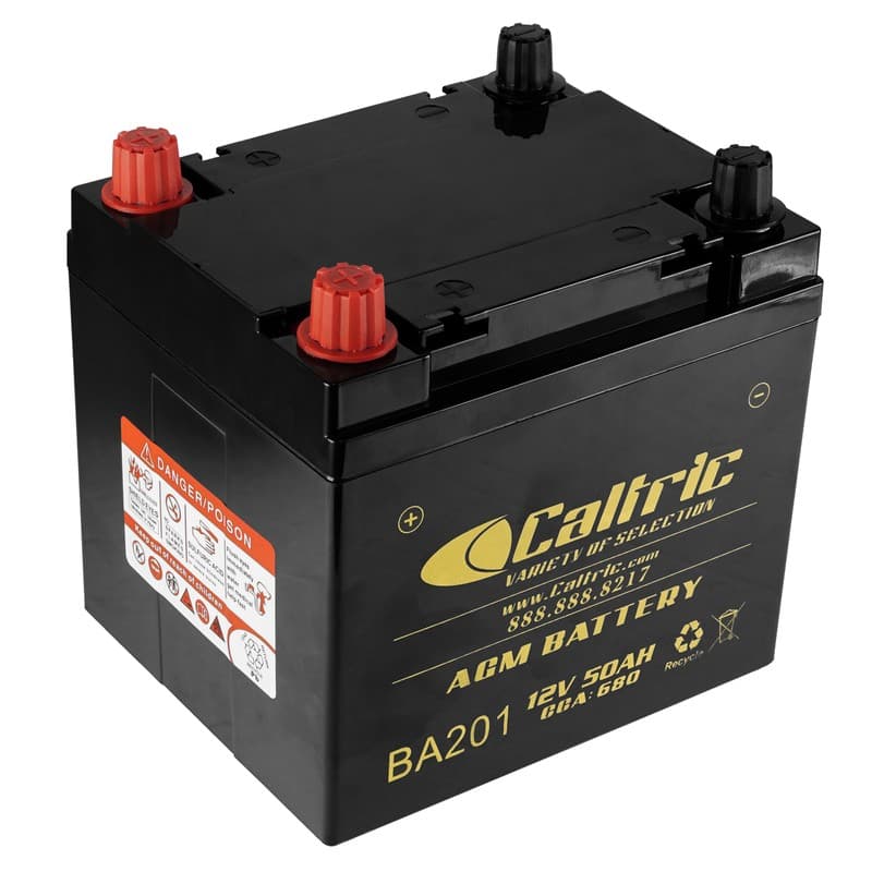 AGM Battery for Kawasaki Mule 4010 Diesel KAF950 4x4 2011-22 / 12V 50Ah 680 CCA