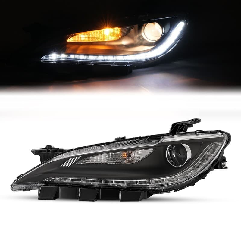Clear Lens LED Headlights For Chrysler 200 2015 2016 2017 LH Driver Side