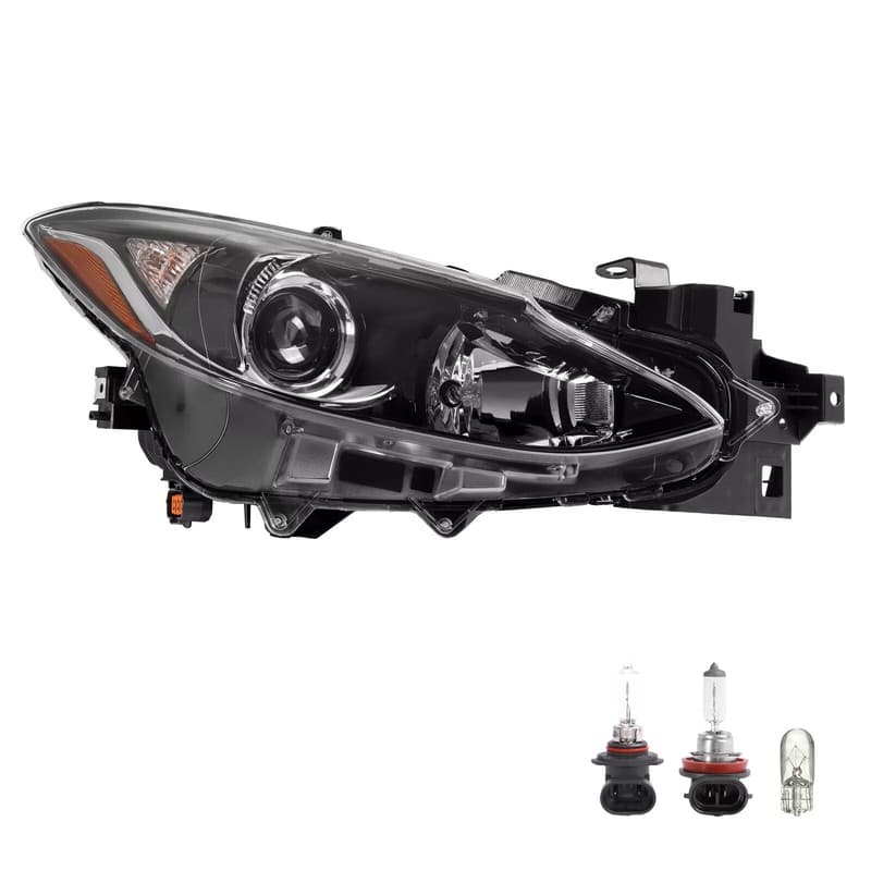 Right Side Turn Signal Light Projector Headlight Headlamp For Mazda 3 2014-2016