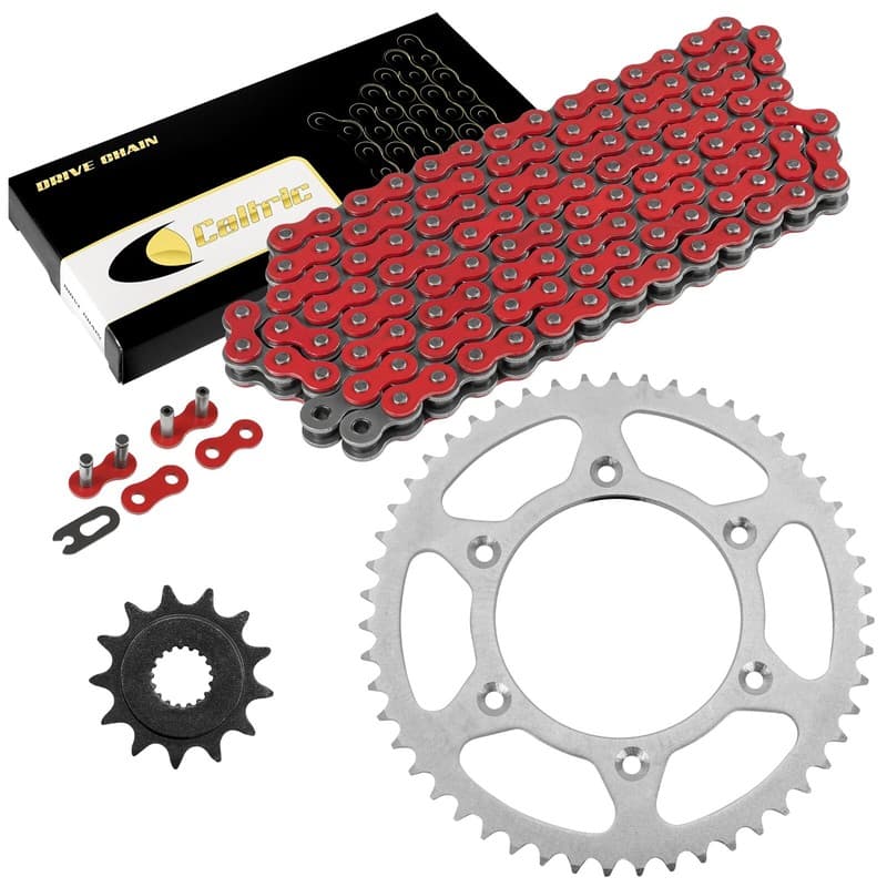 Red Drive Chain And Sprocket Kit for Honda CRF450X 2005-2018