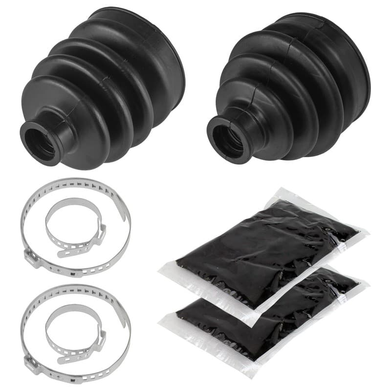 Front Axle Inner Outer CV Boot Kit for Kawasaki Bayou 400 KLF400B 4X4 1993-1995