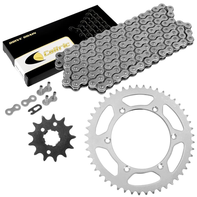 Drive Chain & Sprockets Kit for Kawasaki KX250 1990 1991 / KDX250 1991-1994