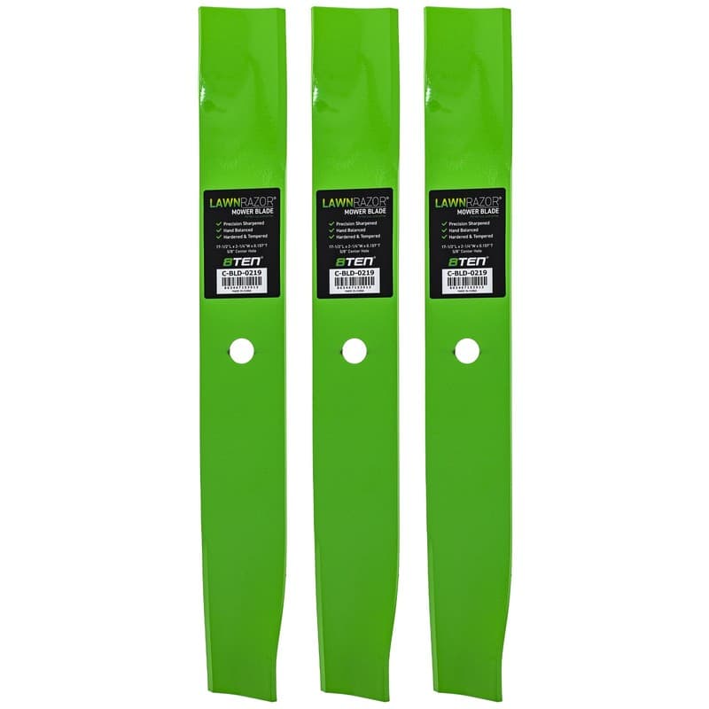 LawnRAZOR Blade for Toro Time Cutter Z 50 Inch Deck 110-6837-03 High Lift 3 Pack