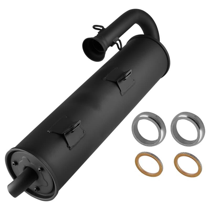 Exhaust Muffler W/Spark Arrester Gasket For Yamaha Rhino 700 YXR700 4X4 2008-13