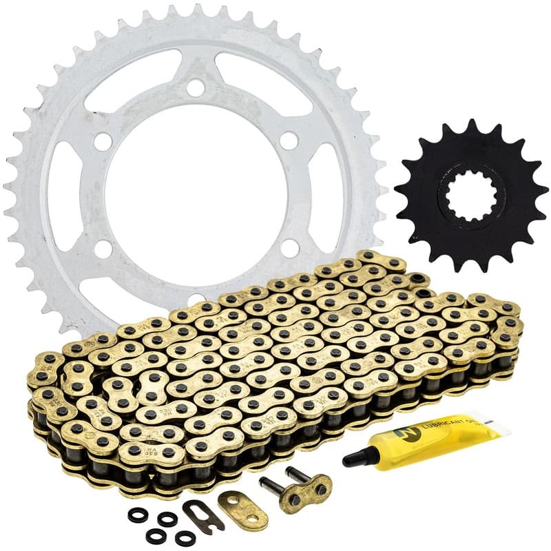 Sprocket Chain Set for Yamaha FZ1 17/45 Tooth 530 X-Ring Front Rear