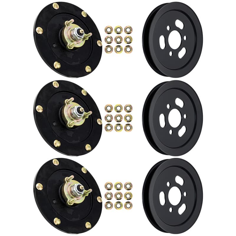 8TEN Deck Spindle for Toro Z Master Z500 3000 60-Inch 119-8560 105-7734 3 Pack