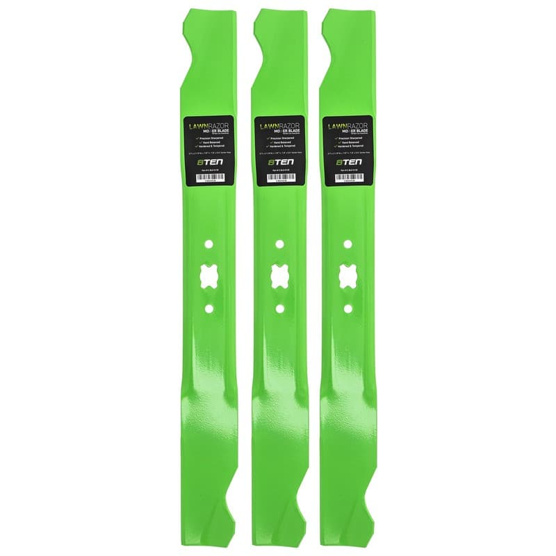 LawnRAZOR High Lift Blade for Cub Cadet SC500 SC100 SC300HW SC500Z CC46ES 3-Pack