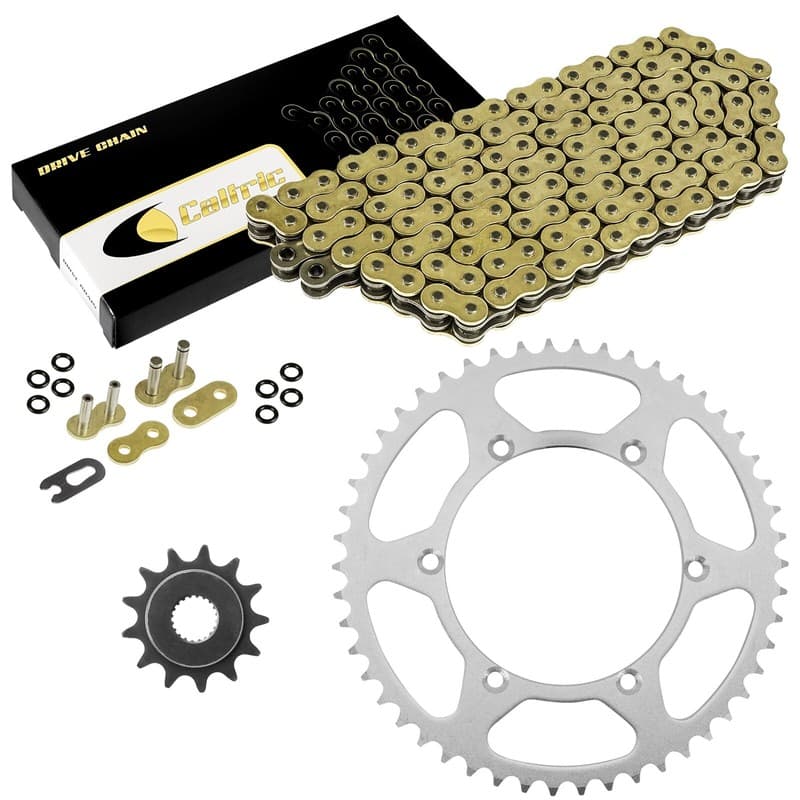 Gold O-Ring Drive Chain & Sprockets Kit for Kawasaki KX250F 2011-2017