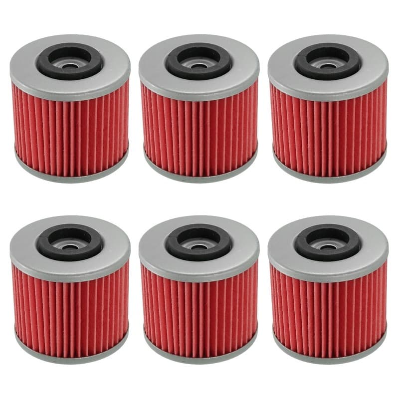Caltric Oil Filter For Yamaha Raptor 700R YFM700R 2006-2020 5JX-13440-00-00 QTY6