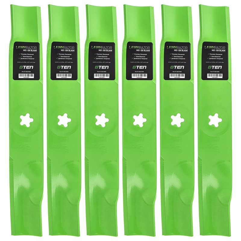 LawnRAZOR Mulching Blade for Husqvarna YTH2348 YTH2448 YTH2148 YTH23V48 6-Pack