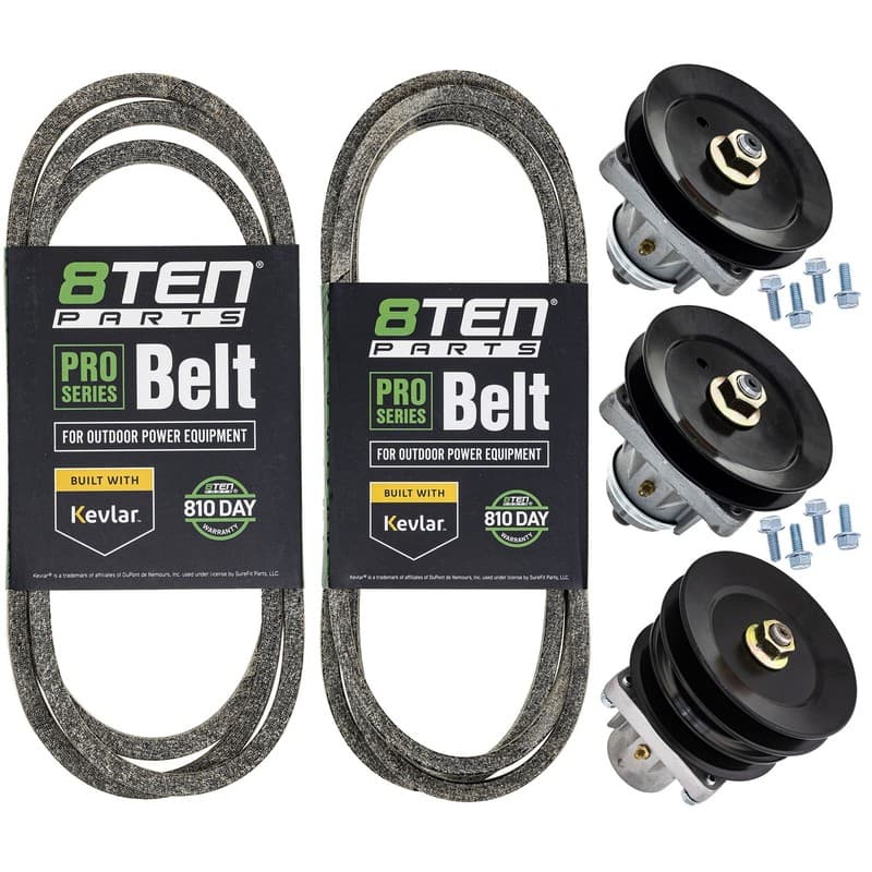 Deck Spindle & Belt Kit for Troy-Bilt Super rider Bronco Range